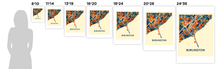 Load image into Gallery viewer, Burlington ON Map Print - Full Color Map Poster
