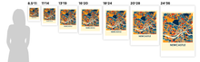 Load image into Gallery viewer, Newcastle Map Print - Full Color Map Poster
