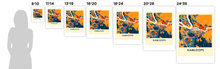 Load image into Gallery viewer, Kamloops British Columbia Map Print - Full Color Map Poster
