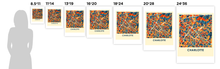 Load image into Gallery viewer, Charlotte Map Print - Full Color Map Poster

