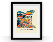 Load image into Gallery viewer, Corpus Christi Map Print - Full Color Map Poster
