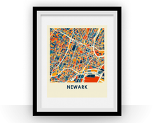 Charger l'image dans la galerie, Newark Map Print - Full Color Map Poster
