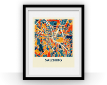 Charger l'image dans la galerie, Salzburg Map Print - Full Color Map Poster
