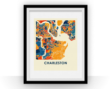 Load image into Gallery viewer, Charleston Map Print - Full Color Map Poster
