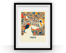 Load image into Gallery viewer, Perth Map Print - Full Color Map Poster
