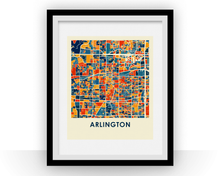Load image into Gallery viewer, Arlington Map Print - Full Color Map Poster
