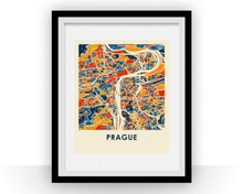Load image into Gallery viewer, Prague Map Print - Full Color Map Poster
