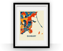 Charger l'image dans la galerie, Affiche cartographique de Duxbury - Style Chroma
