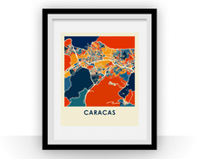 Charger l'image dans la galerie, Caracas Map Print - Full Color Map Poster
