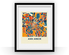 Load image into Gallery viewer, Ann Arbor Map Print - Full Color Map Poster
