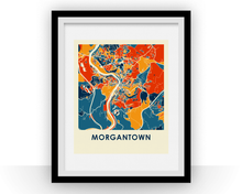 Load image into Gallery viewer, Morgantown Map Print - Full Color Map Poster
