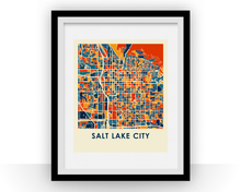 Load image into Gallery viewer, Salt Lake City Map Print - Full Color Map Poster
