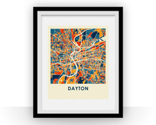 Load image into Gallery viewer, Dayton Map Print - Full Color Map Poster

