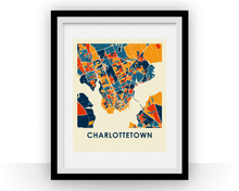 Charger l'image dans la galerie, Affiche cartographique de Charlottetown PEI - Style Chroma
