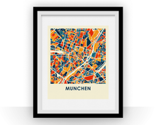 Charger l'image dans la galerie, Munich Map Print - Full Color Map Poster
