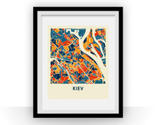 Charger l'image dans la galerie, Affiche cartographique de Kiev - Style Chroma
