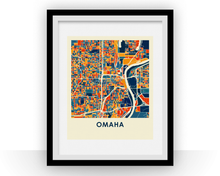 Charger l'image dans la galerie, Omaha Map Print - Full Color Map Poster
