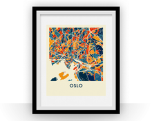 Load image into Gallery viewer, Oslo Map Print - Full Color Map Poster
