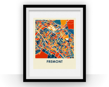 Load image into Gallery viewer, Fremont Map Print - Full Color Map Poster
