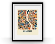 Load image into Gallery viewer, Budapest Map Print - Full Color Map Poster
