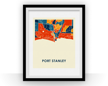Load image into Gallery viewer, Port Stanley ON Map Print - Full Color Map Poster
