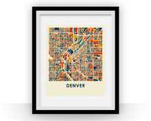 Load image into Gallery viewer, Denver Map Print - Full Color Map Poster
