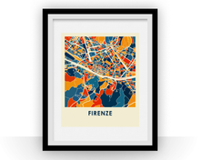 Load image into Gallery viewer, Florence Map Print - Full Color Map Poster
