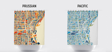 Charger l'image dans la galerie, Rideau de douche cartographique de Milwaukee
