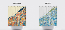 Load image into Gallery viewer, Cleveland Map Shower Curtain - usa Shower Curtain - Chroma Series
