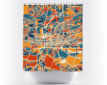 Load image into Gallery viewer, Johannesburg Map Shower Curtain - south africa Shower Curtain - Chroma Series
