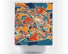 Charger l'image dans la galerie, Nairobi Map Shower Curtain - kenya Shower Curtain - Chroma Series
