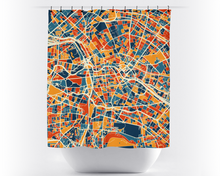 Load image into Gallery viewer, Berlin Map Shower Curtain - germany Shower Curtain - Chroma Series
