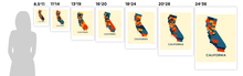 Charger l'image dans la galerie, Affiche cartographique de Californie - Style Chroma

