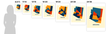 Load image into Gallery viewer, Arizona Map Print - Full Color Map Poster
