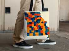 Load image into Gallery viewer, Missouri Map Tote Bag - MO Map Tote Bag 15x15
