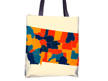 Charger l'image dans la galerie, Montana Map Tote Bag - MT Map Tote Bag 15x15
