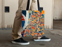 Charger l'image dans la galerie, Sac cartographique Memphis
