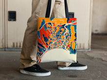 Load image into Gallery viewer, Nice Map Tote Bag - France Map Tote Bag 15x15
