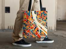 Load image into Gallery viewer, Riga Map Tote Bag - Latvia Map Tote Bag 15x15
