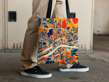 Load image into Gallery viewer, Frankfurt Map Tote Bag - Germany Map Tote Bag 15x15
