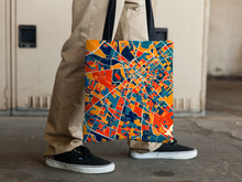 Load image into Gallery viewer, Lexington Map Tote Bag - Kentucky Map Tote Bag 15x15
