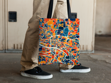 Load image into Gallery viewer, Glasgow Map Tote Bag - Scotland Map Tote Bag 15x15
