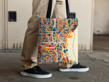 Load image into Gallery viewer, Milwaukee Map Tote Bag - Wisconsin Map Tote Bag 15x15
