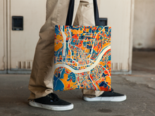 Load image into Gallery viewer, Cincinnati Map Tote Bag - Ohio Map Tote Bag 15x15

