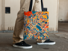 Load image into Gallery viewer, Amman Map Tote Bag - Jordan Map Tote Bag 15x15
