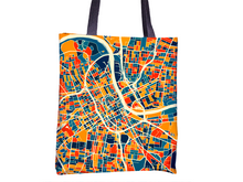Charger l'image dans la galerie, Nashville Map Tote Bag - Tennessee Map Tote Bag 15x15
