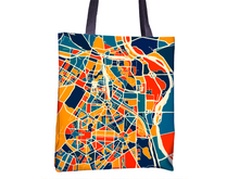 Charger l'image dans la galerie, New Delhi Map Tote Bag - India Map Tote Bag 15x15
