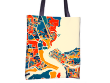 Charger l'image dans la galerie, Lagos Map Tote Bag - Nigeria Map Tote Bag 15x15
