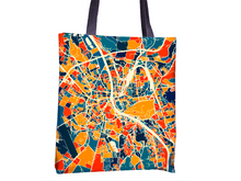 Load image into Gallery viewer, Salzburg Map Tote Bag - Austria Map Tote Bag 15x15
