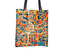 Charger l'image dans la galerie, Atlanta Map Tote Bag - Georgia Map Tote Bag 15x15
